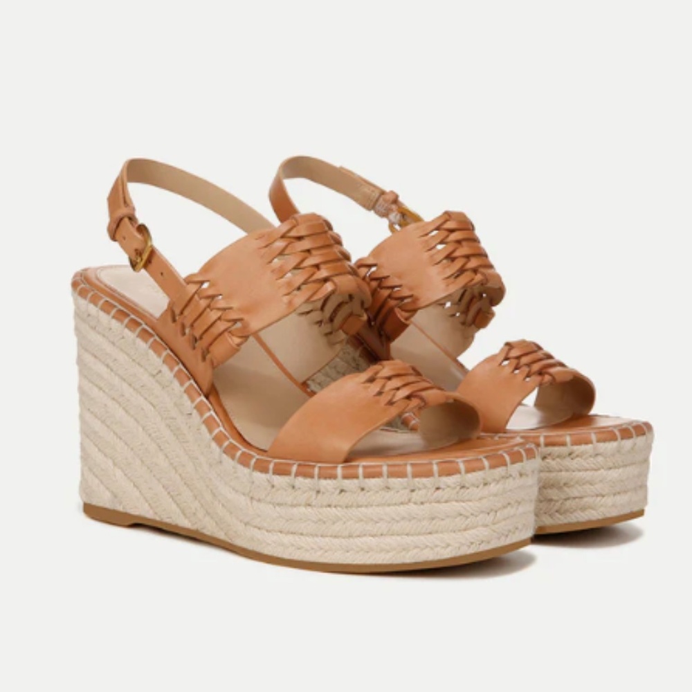 Veronica Beach Riya Wedge Espadrilles in Natural